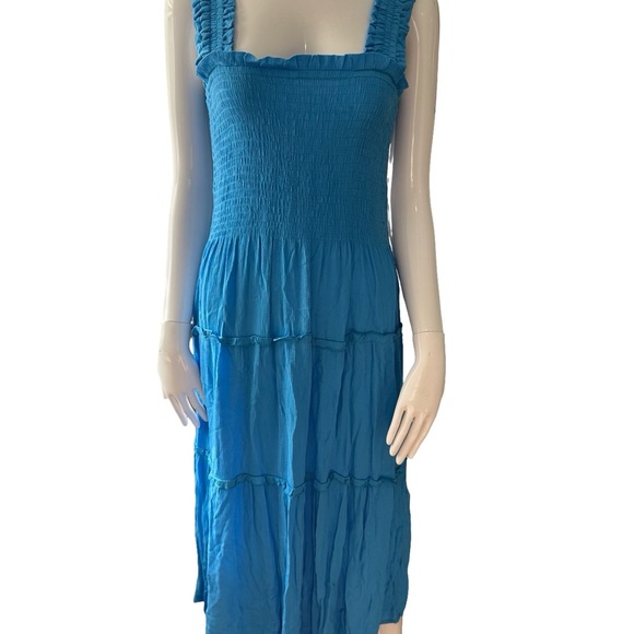 Vero Moda Blue Square Neck Sleeveless Sundress - Picture 4 of 6